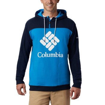 Columbia Hoodie Heren, Lodge French Terry Azuurblauw Blauw Donkerblauw, 98LHVSZAO